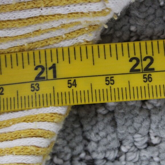 Mantaray Faithful And True Shirt Top Womens Size 14 Gold Striped 3/4 Sleeve - Picture 8 of 9